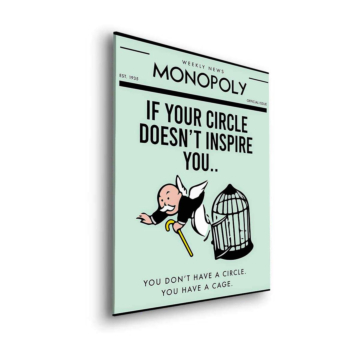 Monopoly Inspired Inspiration Poster Dibond Matt Art