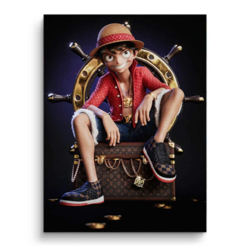 Luxus-Pirat inspiriert von Luffy - Leinwandbild