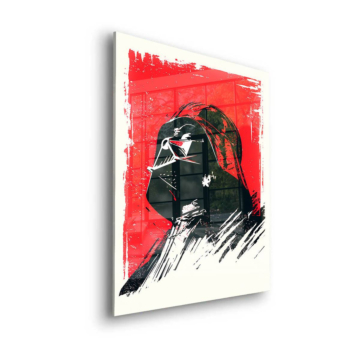 Darth Vader Inspired Red Poster Acrylic Glass Art