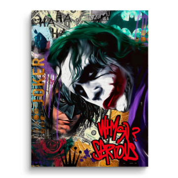 Why so serious inspiré de Joker - tableau sur toile