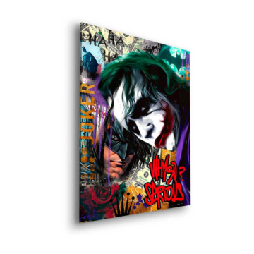 Why so serious inspiré de Joker - tableau Dibond mat