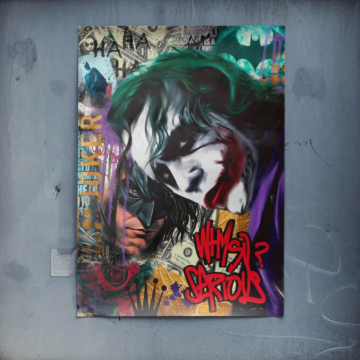 Why So Serious inspirado en Joker - póster