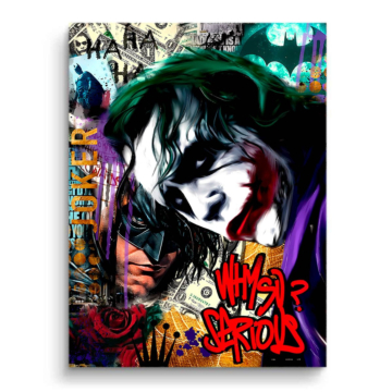 Why so serious inspiré de Joker - tableau PVC mat