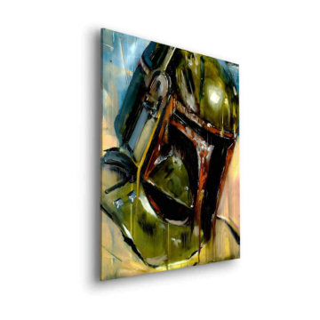 Boba Fett Inspired Helmet Dibond Matt Art