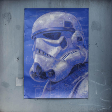 Blaupause inspiriert von Stormtrooper - Poster