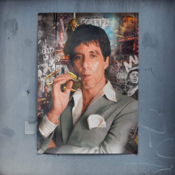Tony montana inspiré de Scarface - poster