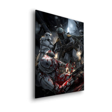 Mandalorian Inspired Battle Dibond Matt Art
