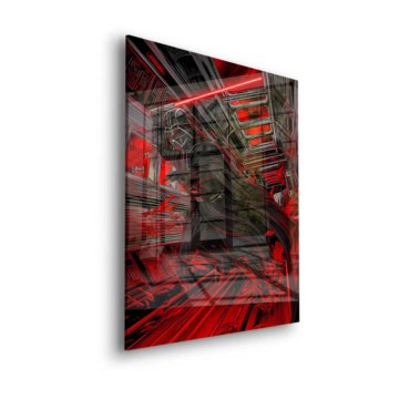 Darth Vader Inspired Attack Acrylic Glass Art