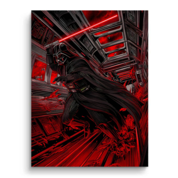 Darth Vader Inspired Attack Canvas Art