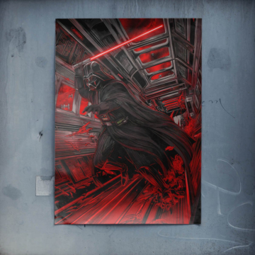 Attack inspiré de Darth Vader - poster