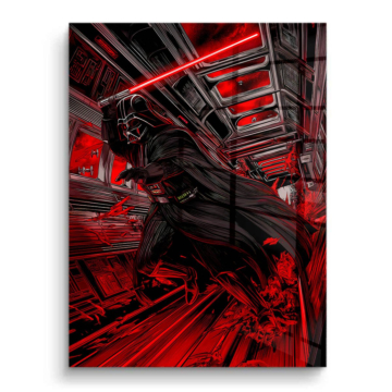 Darth Vader Inspired Attack PVC Gloss Art
