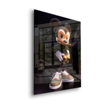 Straßenkönig inspiriert von Mickey Mouse - Acrylglasbild