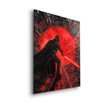 Darth Vader Inspired Red Corridor Dibond Matt Art