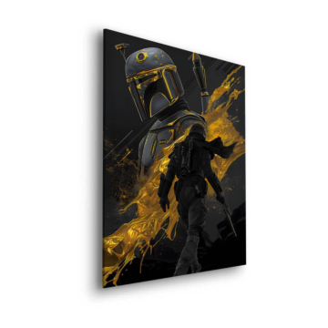 Boba Fett Inspired Fire Warrior Dibond Matt Art