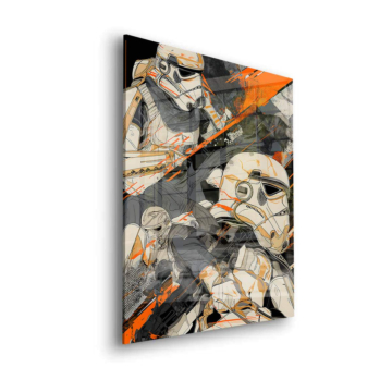 Stormtrooper Inspired Chase Acrylic Glass Art