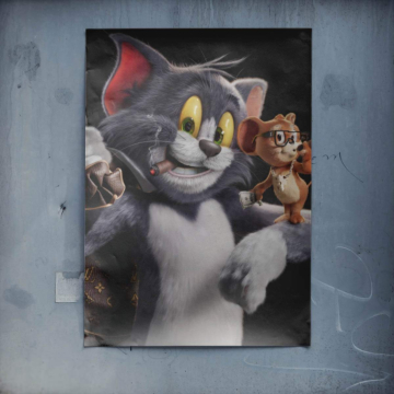 Hustle inspiré de Tom et Jerry - poster