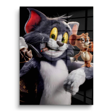Tom and Jerry Inspired Hustle PVC Gloss Art