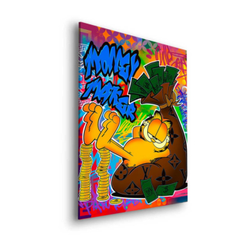 Garfield Inspired Money Bag Dibond Matt Art