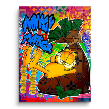 Geld Tasche inspiriert von Garfield - PVC-Bild glänzend