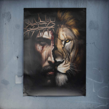 Jesus león de Judah - póster