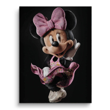 Minnie Mouse Inspired Fashionista Canvas Art