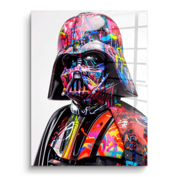 Darth Vader Inspired Graffiti PVC Gloss Art