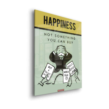 Monopoly Inspired Happiness Poster Acrylic Glass Art