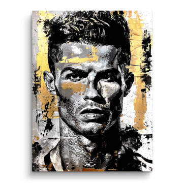 Cristiano Ronaldo Inspired Urban Portrait PVC Matt Art