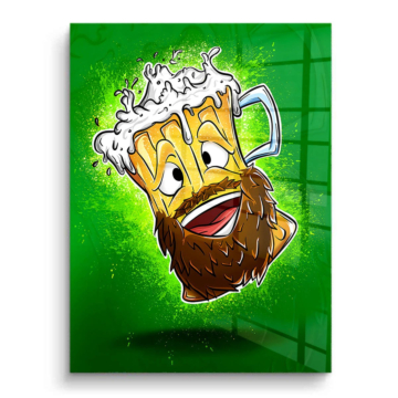 Beer Mug Character PVC Gloss Art