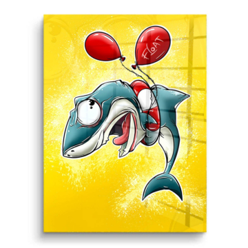 Shark Balloon Cartoon PVC Gloss Art
