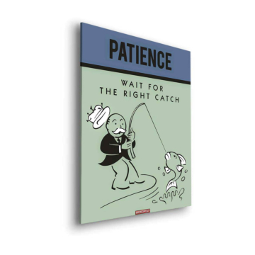 Monopoly Inspired Patience Poster Dibond Matt Art