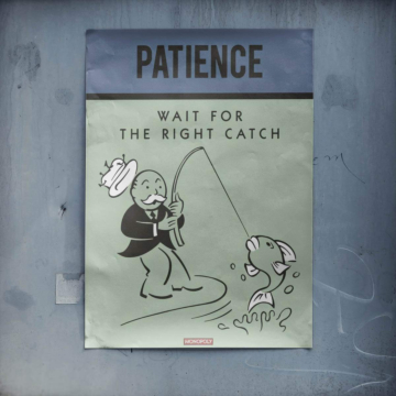 Monopoly Inspired Patience Poster Poster Art