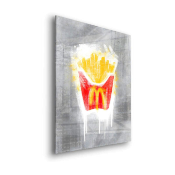 McDonalds Inspired Fries Acrylic Glass Art