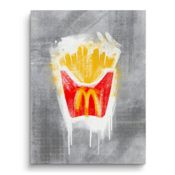 McDonalds Inspired Fries Canvas Art