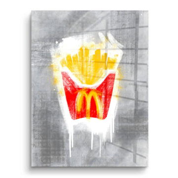 McDonalds Inspired Fries PVC Gloss Art