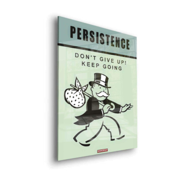 Monopoly Inspired Keep Going Acrylic Glass Art