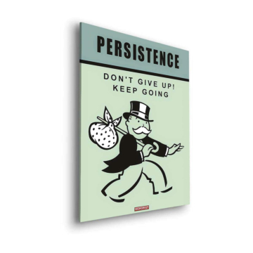 Monopoly Inspired Keep Going Dibond Matt Art