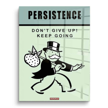 Monopoly Inspired Keep Going PVC Gloss Art