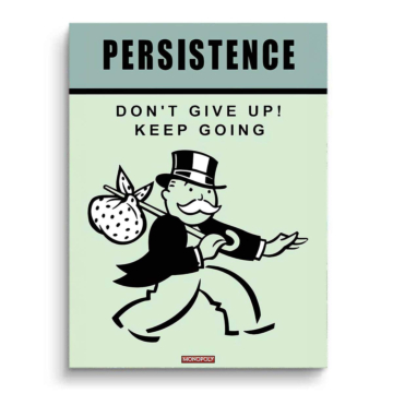 Monopoly Inspired Keep Going PVC Matt Art