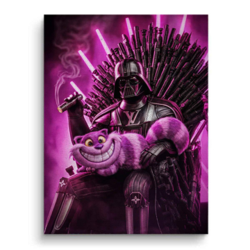 Star Wars Inspired Childhood Throne Canvas Art