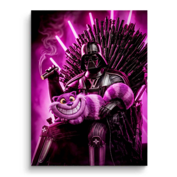 Dzieckohood tron inspirowany Star Wars - obraz na matowym PVC