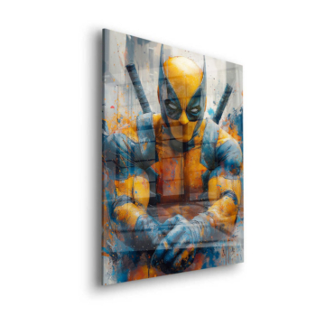 Wolverine Inspired Hero Portrait Acrylic Glass Art