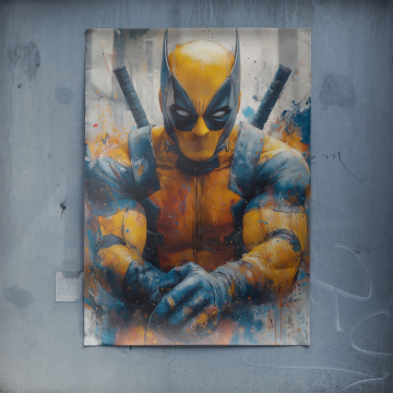 Wolverine Inspired Hero Portrait Poster Art