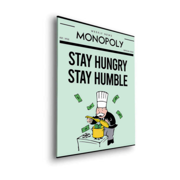 Monopoly Mascot Motivational Inspired Dibond Matt Art