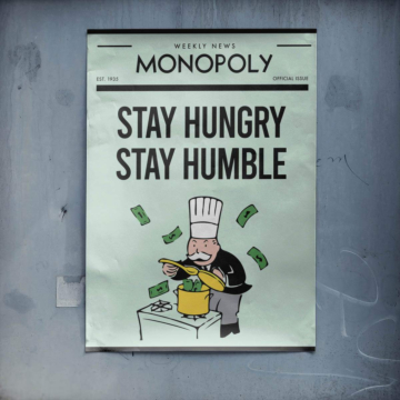 Monopoly Mascot Motivational Inspired Poster Art