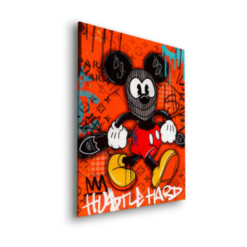 Mickey Mouse Inspired Graffiti Dibond Matt Art
