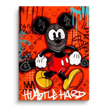 Mickey Mouse Inspired Graffiti PVC Matt Art