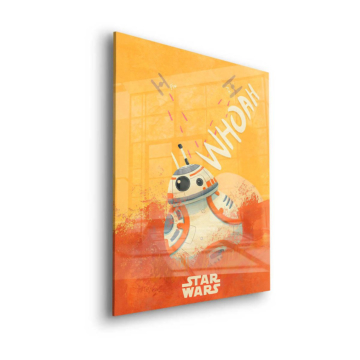 BB-8 Inspired Star Wars Journey Acrylic Glass Art