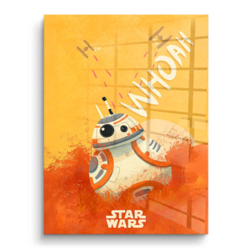 BB-8 Inspired Star Wars Journey PVC Gloss Art