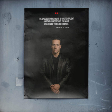 Soprano Inspired Wasted Talent Quote Poster Art
